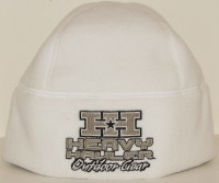 White Fleece Beanie