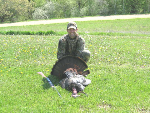 This awesome Wisconsin Eastern was only 10 paces away, check out his neck, this dude was close.