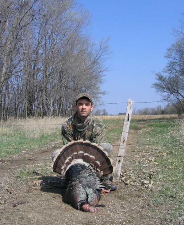 A beautiful South Dakota Merriam's. The hand held Turkey Hauler made the walk a breeze.