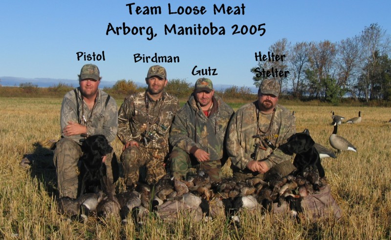 Team Loose Meat staying loose and cool up north after a great shoot.