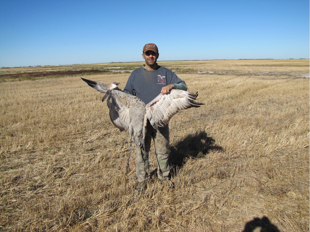 First crane hunt. Wow, good eatin.