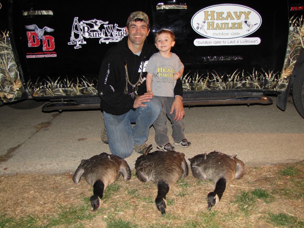 My favorite hunting buddy. His first big hunt and my first Triple. Don't know who was more excited.