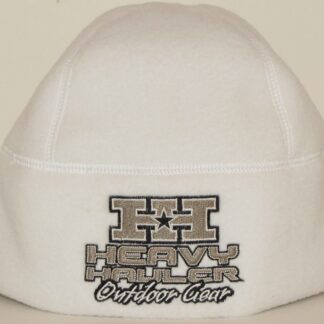 White Fleece Beanie
